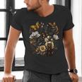 Tortie Cat Owner Flowers Tortie Cat Mom Tortie Cat Dad Men's V-Neck T-Shirt