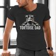 Tortoise Dad Tortoise With Sunglasses Vintage Tortoise Dad Men's V-Neck T-Shirt