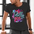Totally 80's Colorful Retro 1980s Style Nostalgia Vibe Men's V-Neck T-Shirt