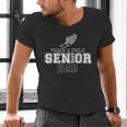 Track & Field Senior Dad 2025 Graduation Year Men's V-Neck T-Shirt