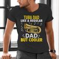 Tuba Player Men Dad Grandpa Marching Band Brass Tubist Men's V-Neck T-Shirt