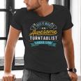 Turntablist Shirt Awesome Job Occupation Graduation Men's V-Neck T-Shirt
