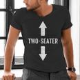 Two Seater Shirt For Men 2 Seater Dad Men's V-Neck T-Shirt Two Seater Shirt For Men 2 Seater Dad Men's V-Neck T-Shirt