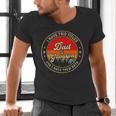 I Have Two Titles Dad & Grandpa I Rock Them Both For Grandpa Men's V-Neck T-Shirt I Have Two Titles Dad & Grandpa I Rock Them Both For Grandpa Men's V-Neck T-Shirt