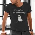 I Used To Be Somebody Nostalgia Halloween Spooky Season Men's V-Neck T-Shirt I Used To Be Somebody Nostalgia Halloween Spooky Season Men's V-Neck T-Shirt