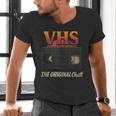 VHS Tape Nostalgia Old School Technology Humor Men's V-Neck T-Shirt VHS Tape Nostalgia Old School Technology Humor Men's V-Neck T-Shirt