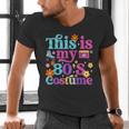Vintage 80s Costume Nostalgia 1980s Fashion Cute Girls Women Men's V-Neck T-Shirt