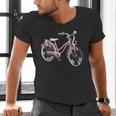 Vintage Bicycle With Playing Cards Nostalgia Men's V-Neck T-Shirt Vintage Bicycle With Playing Cards Nostalgia Men's V-Neck T-Shirt