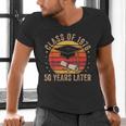 Vintage Class Of 1976 50 Years Later Reunion 50th Graduation Men's V-Neck T-Shirt