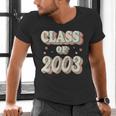Vintage Class Of 2003 03 High School Graduation Men's V-Neck T-Shirt