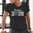 Vintage Class Of 2026 Hockey Senior 2026 Graduation 2026 Men's V-Neck T-Shirt