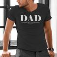 Vintage First Time Dad Est 2024 Promoted Father's Day Men's V-Neck T-Shirt