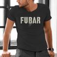 Vintage FUBAR Soldier Military Officer Vet Dad Soup Sandwich Men's V-Neck T-Shirt