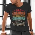 Vintage Great Grandpa For Fathers Day Dad Papa Grandpa Men's V-Neck T-Shirt Vintage Great Grandpa For Fathers Day Dad Papa Grandpa Men's V-Neck T-Shirt
