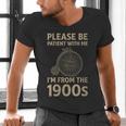 Vintage Please Be Patient With Me I'm From The 1900s Cycle Men's V-Neck T-Shirt Vintage Please Be Patient With Me I'm From The 1900s Cycle Men's V-Neck T-Shirt