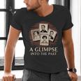 Vintage Portrait Photography Memory Nostalgia Vibe Men's V-Neck T-Shirt