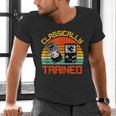 Vintage Retro Classically Trained Video Game 90s Nostalgia Men's V-Neck T-Shirt