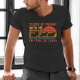 Vintage Retro Please Be Patient With Me I'm From The 1900s Men's V-Neck T-Shirt Vintage Retro Please Be Patient With Me I'm From The 1900s Men's V-Neck T-Shirt
