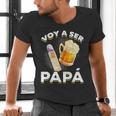 Voy Hacer Papa Ser Papa Voy A Ser Papa Dad To Be In Spanish Men's V-Neck T-Shirt