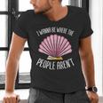 I Wanna Be Where The People Aren't Introverted Introvert Men's V-Neck T-Shirt I Wanna Be Where The People Aren't Introverted Introvert Men's V-Neck T-Shirt