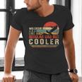 Waterski Dad Fathers Day Ski Lover Dad Water Skiing Rider Men's V-Neck T-Shirt