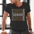 Weightlifting Senior Night Senior 2025 Graduation 42 Men's V-Neck T-Shirt