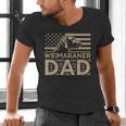 Weimaraners Lover & Weimaraner Shirts Weimaraner Dad -Adults -Kids - Small Short Sleeve V-Neck Polyester Casual Humorous Lover All Seasons Men's V-Neck T-Shirt