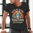 We'Re All In This Together Like Hostages Introvert Men's V-Neck T-Shirt We'Re All In This Together Like Hostages Introvert Men's V-Neck T-Shirt