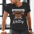 Whittling Hobby Woodcarve Introverted Wood Artist Whittler Men's V-Neck T-Shirt
