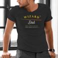 Wizard Dad Shirt Cute Magical Men's V-Neck T-Shirt
