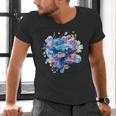 Women's Frutiger Aero Y2K Fish Men's V-Neck T-Shirt