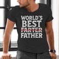 World's Best Father Farter Dad Daddy Papa Joke Men's V-Neck T-Shirt World's Best Father Farter Dad Daddy Papa Joke Men's V-Neck T-Shirt