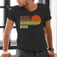 World's Okayest Dad Father Retro Vintage Men's V-Neck T-Shirt