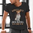 World´s Best Jack Russell Terrier Dad Dog Owner Men Men's V-Neck T-Shirt World´s Best Jack Russell Terrier Dad Dog Owner Men Men's V-Neck T-Shirt