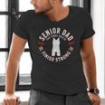 Wrestling Senior Dad The Final Match 2026 Men's V-Neck T-Shirt