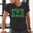 Wrestling Senior Night Wrestling Senior 2025 Graduation 32 Men's V-Neck T-Shirt