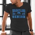 Wrestling Senior Night Wrestling Senior 2025 Graduation 44 Men's V-Neck T-Shirt