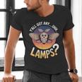 Y'All Got AnyUhhLamps Introvert Humor Casual Men's V-Neck T-Shirt Y'All Got AnyUhhLamps Introvert Humor Casual Men's V-Neck T-Shirt
