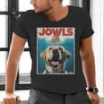 Yellow Lab Jowls Top Labrador Retriever Dog Mom Dad Men's V-Neck T-Shirt