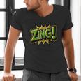ZING Comic Book Retro Artwork – Cartoon Collector Men's V-Neck T-Shirt