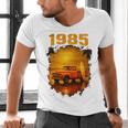 1985 Vintage Sunset Surf Truck Retro Beach Nostalgia Men's V-Neck T-Shirt