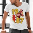 1987 Retro Roller Skate Vintage 80s Nostalgia Collector Men's V-Neck T-Shirt