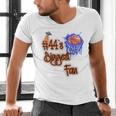 44 Biggest Fan Of Basketball Player Number 44 Dad Mom Men's V-Neck T-Shirt