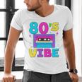 80's Vibe Retro Style Cassette Tape Nostalgia 1980s Party Men's V-Neck T-Shirt 80's Vibe Retro Style Cassette Tape Nostalgia 1980s Party Men's V-Neck T-Shirt