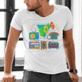 80's Vintage Cassette Tape Nostalgia Mixtape Era 1980s Retro Men's V-Neck T-Shirt