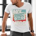 90's Vibe Vintage Style Cassette Tape Nostalgia 1990s Party Premium Tri-Blend Men's V-Neck T-Shirt