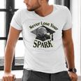 The Addams Family TV Series – Uncle Fester Graduation Spark Premium Men's V-Neck T-Shirt