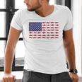 American Flag Fishing-Shirt Men Kids Bass Fish Dad Patriotic Men's V-Neck T-Shirt