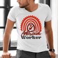 AntiSocial Worker Anti-Social Social Worker Introvert Men's V-Neck T-Shirt
