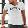 Anxiety University Anxious Antisocial Introvert Men's V-Neck T-Shirt Anxiety University Anxious Antisocial Introvert Men's V-Neck T-Shirt